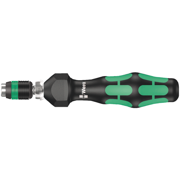 Wera – Series 7400 Kraftform adjustable torque screwdrivers with Rapidaptor quick-release chuck 2.5 – 11.5 in. lbs. – 05074710001