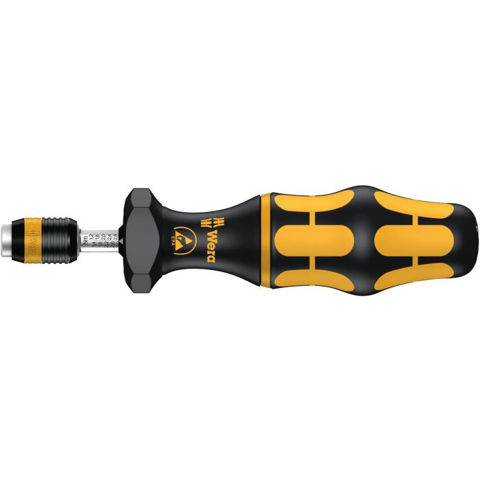 Wera – Series 7400 Kraftform ESD Adjustable Torque Screwdrivers with Rapidaptor Quick-Release Chuck 1.2 – 3.0 Nm- 05074731001
