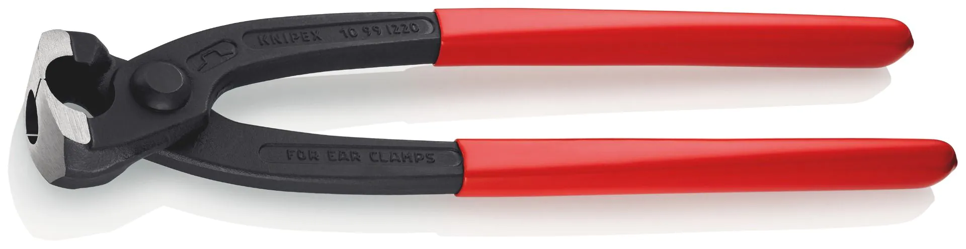KNIPEX 10 99 I220 Ear Clamp Pliers Plastic Coated Black Atramentized 220 mm